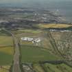 General oblique aerial view centred on the campus with Edinburgh and Musselburgh in the background, taken from the SE.