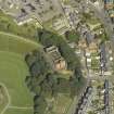 Oblique aerial view centred on the water tower, taken from the SSW.