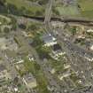 Oblique aerial view centred on Invercowie house and garden, taken from the SW.