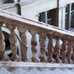 Interior. Detail of stair balustrade