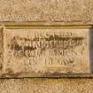 Commemorative tablet on S wall. Detail inscribed " ERECTED BY COMMISSION OF PARLIAMENT IN 1826"