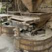 Interior. First floor. Detail of mill stones.