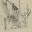 Drawing of Buchan's Close, Stirling.