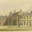 Digital copy of watercolour of Poltalloch House.
Signed and dated 'Will.m Burn 5 Stratton St. May 1849.