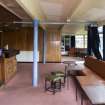 Interior. View of 1st floor balcony lounge bar area from NNE