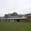 View of pavilion and part of squash court from SW