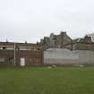View from W showing club squash court and Raeburn House Hotel W gable end.