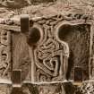 Detail of Pictish cross slab fragment