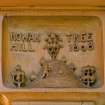 Ground floor. Stair hall and Inner hall carved pilaster capital . Detail