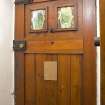 Interior. Ground floor. Kitchen/Back hall door. Detail