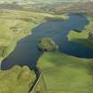 General oblique aerial view centred on the resevoir, taken from the W.