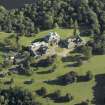 Oblique aerial view centred on the country house, taken from the N.