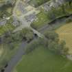 Oblique aerial view centred on the bridge, taken from the SW.