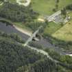 Oblique aerial view centred on the bridge, taken from the NE.