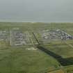 General oblique aerial view centred on the gas terminal, taken from the W.