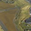 Oblique aerial view centred on the S perimeter defences, taken from the WSW.