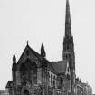 View of Landsdowne United Presbyterian Church, Glasgow.
Titled: 'Lansdowne U.P. Church (1862) John Honeyman, Archt.'

