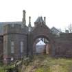 View of entrance to rear courtyard