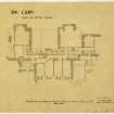 Plan of attic floor.