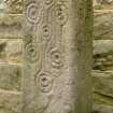 Detail of 9th or 10th Century Cross Shaft at E end