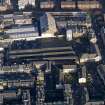 Oblique aerial view centred on the former tramway depot, taken from the SSE.