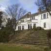 View from SSE showing garden steps