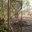 NW Gate to former formal garden. Detail