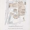 Catalogue of Horticultural Buildings by MacKenzie and Moncur. 
Ground Plan of Edinburgh Foundry, Slateford Road, Edinburgh