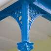 Detail. Decorative cast-iron corner pillar.