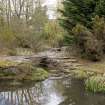 Pond bridge from east.