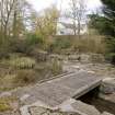 Footbridge from south.