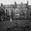 EPS/5/4  Photograph of gravestones, with text; 'Greyfriars Churchyard  East Division  General view of S. E. wall'
Edinburgh Photographic Society Survey of Edinburgh and District, Ward XIV George Square