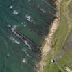 Oblique aerial view centred on the swimming pool, taken from the E.