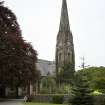 View of Church from church hall. From northeast.