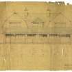 Front elevation of cottages for J J Gelletly and Miss Guthrie Wright, Edinburgh.