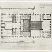 Proposed additions and alterations. Ground floor plan