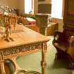 Interior. Communion table. Detail