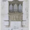 Design details for pipe organ.