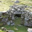 Gleann Mor, Structure O. View of entrance into NW cell from E.