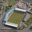 Oblique aerial view centred on Dens Park Stadium, taken in 2008.