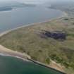 General oblique aerial view centred on the Links with the firing range adjacent, taken from the ESE.