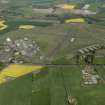 General oblique aerial view of the airfield, taken from the W.