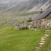 Hirta, Village Bay. View from SE along the Street showing houses 1-8.