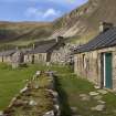 Hirta, Village Bay. View from SE along the Street showing houses 4-7.