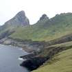 St Kilda, Dun. View of Dun from Ruaival on Hirta, looking SSE.