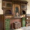 Aystree, Broughty Ferry. Ground Floor dining room, detail of fireplace