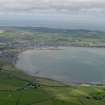 General oblique aerial view of Loch Ryan and the town, taken from the ENE.