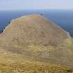 St Kilda, Hirta. View E from Conachair to An Lag and Oiseval.