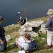 St Kilda, Hirta. Recording cleits on Oiseval with Alex Hale and Ian Parker (both RCAHMS), Mary Harman (SNH) and George Geddes (NTS).