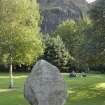 Norwegian memorial stone from north.